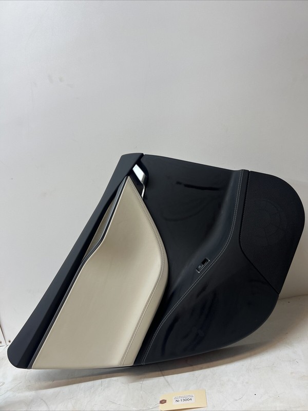 12-20 Tesla Model S Rear Left Driver Interior Door Panel Trim N-13004 C2