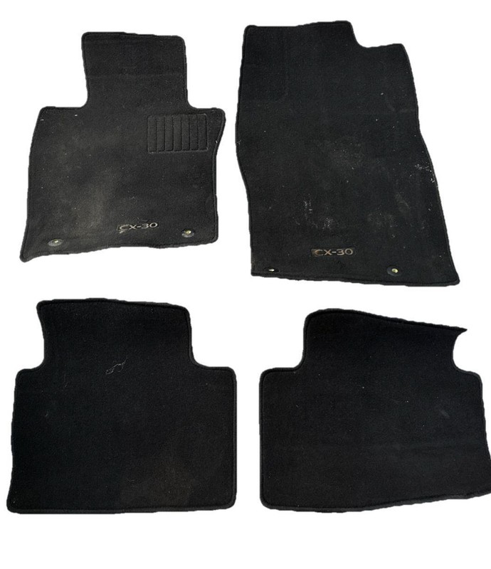 Mazda CX-30 floor mats 2020 floor mats complete set of 4 assembly OEM black