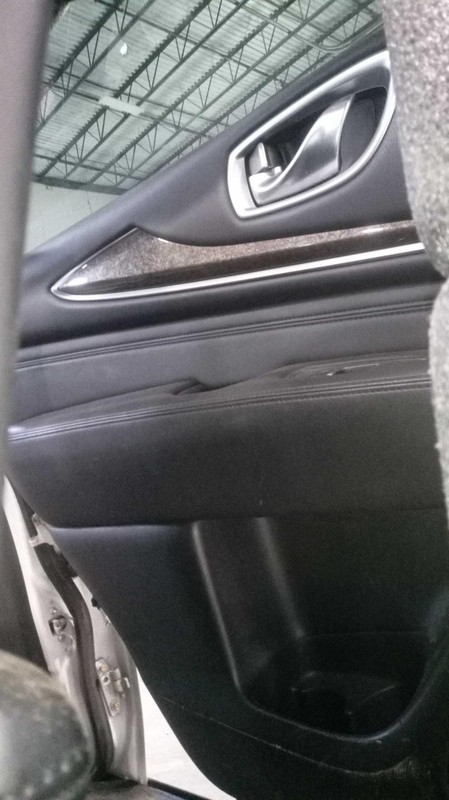 2015 INFINITI QX60 Rear Left Door Black OEM Used 128K Miles - 203489