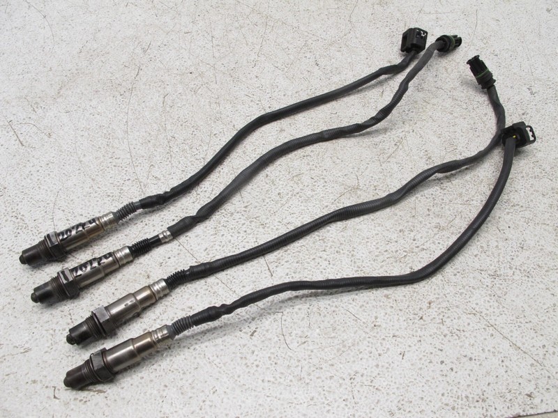 09-15 BMW F01 F02 750i 4.4 EXHAUST PRE POST CAT O2 OXYGEN SENSOR SET OEM 120224