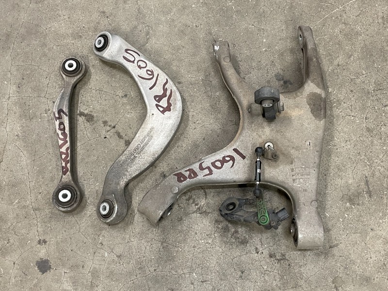 12 13 14 15 Audi S7 Rear Right Pass Upper Lower Control Arm Set AWD 1605 OEM