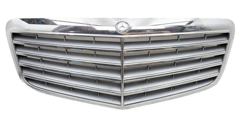 07-09 Mercedes W211 E320 E550 Front Center Bumper Grill Grille Trim Cover Panel