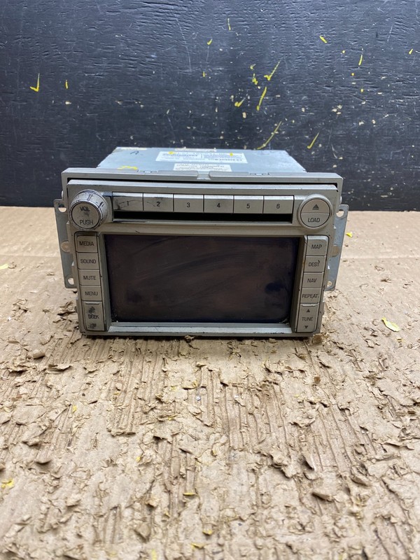 2007 Lincoln Navigator Radio CD Disc Player Screen GPS Navigation w0013 DT