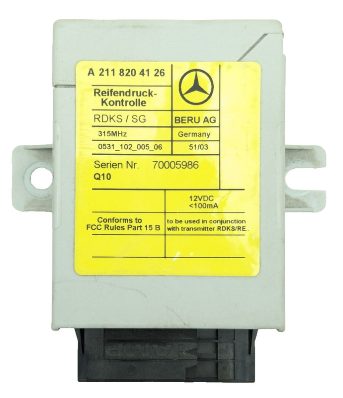 2003-2005 MERCEDES E500 CLASS AMG W211 TIRE PRESSURE MONITOR CONTROL OEM