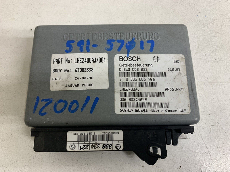 1995-1997 Jaguar XJ6 Transmission Control Module Computer Tcu Tcm LHE2400AJ