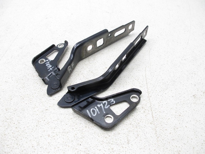 07-15 AUDI 4L Q7 HINGE BONNET HOOD FRONT LEFT RIGHT SET OEM 101723