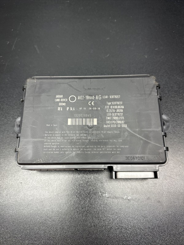 2011 Land Rover L319 LR4 XJL Theft Locking Control Module Unit AH2219H440AG OEM