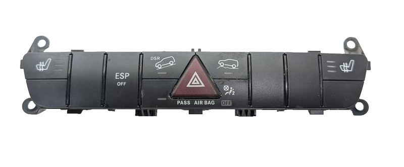 06-12 Mercedes W164 ML550 GL450 Dash Hazard Heated Seats ESP Control Panel OEM