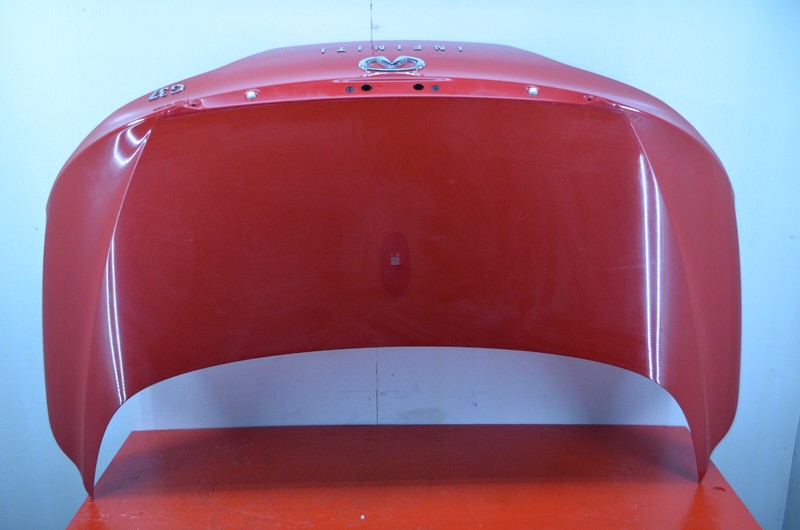 09-13 INFINITI G37 CONV REAR TRUNK LID DECK RED OEM