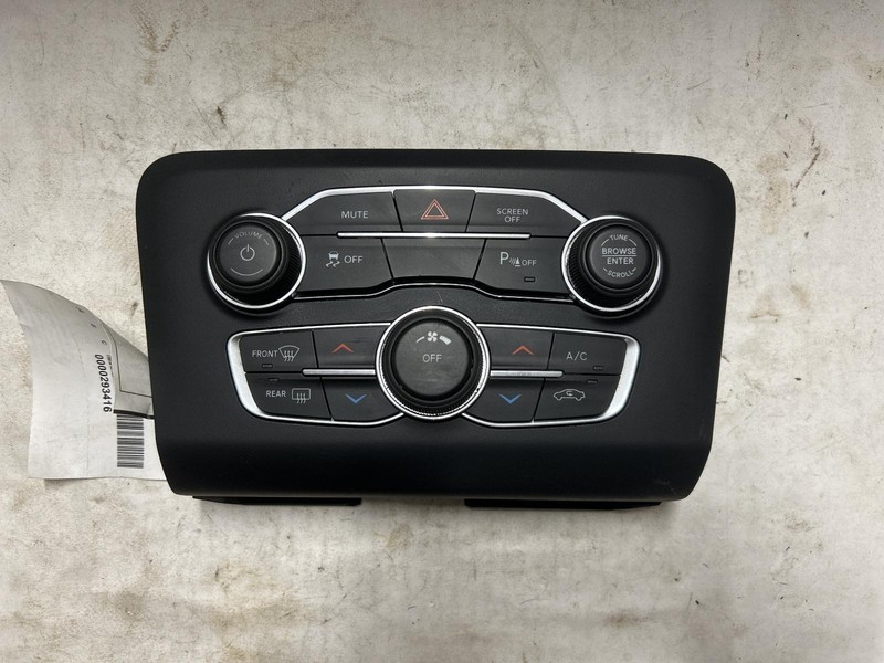 2017 DODGE CHARGER Heat AC Controller dual zone 68293615AC OEM 17
