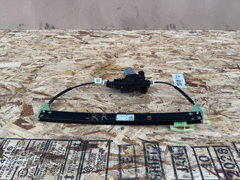 RIVIAN R1S R1T 2022-2026 OEM REAR RIGHT PASSENGER WINDOW REGULATOR WITH MOTOR