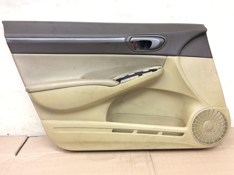 06-11 Civic 4Dr Left Front Driver Side Door Panel Lining Beige Liner *PAINTED*