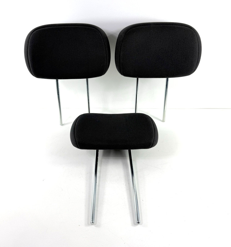 08-10 Town & Country Caravan 3rd Row Rear Headrests *Set of 3 Black Cloth OEM