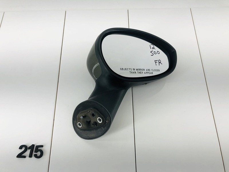 2012 FIAT 500S FRONT RIGHT SIDE EXTERIOR VIEW MIRROR VERDE METALLIC OEM