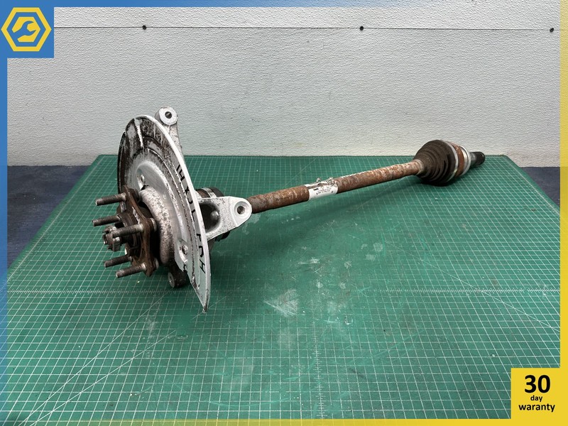 10-19 JAGUAR XJ REAR RIGHT SUSPENSION SPINDLE KNUCKLE W/ AXLE SHAFT OEM