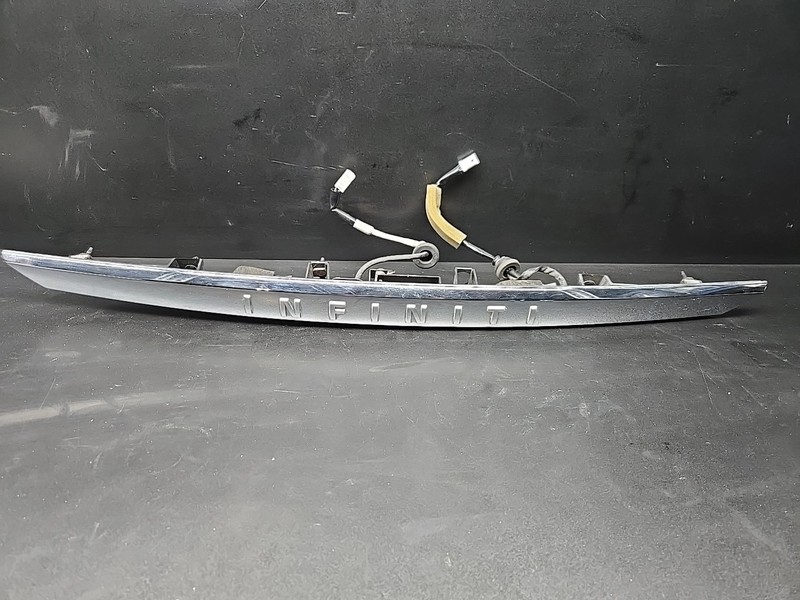 INFINITI Q50 2014 REAR TRUNK LID CHROME TRIM MOLDING WITH CAMERA OEM 84810-4GA0A