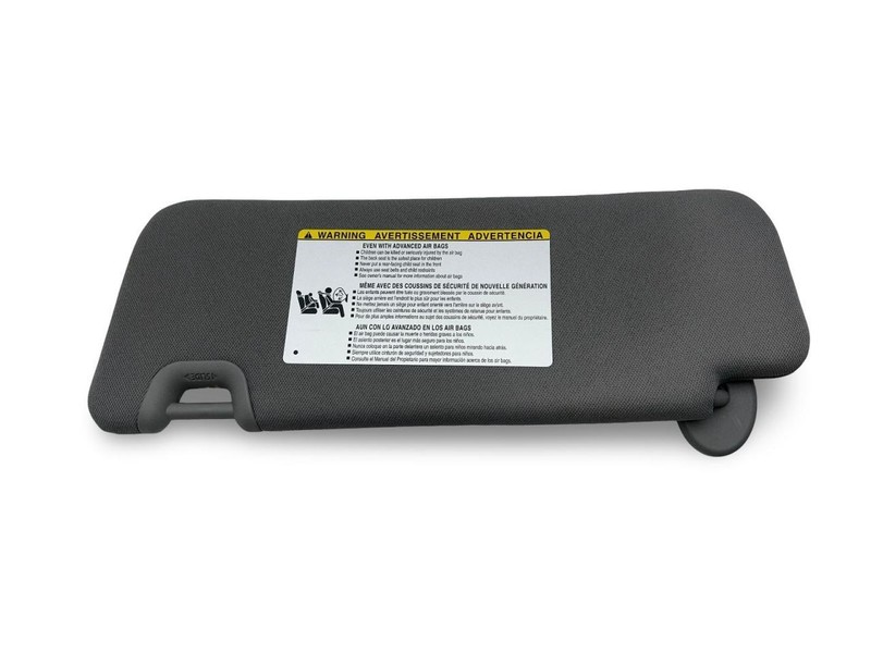 2014-2019 Toyota Highlander Front Right Passenger Side Sun Visor Dark Gray