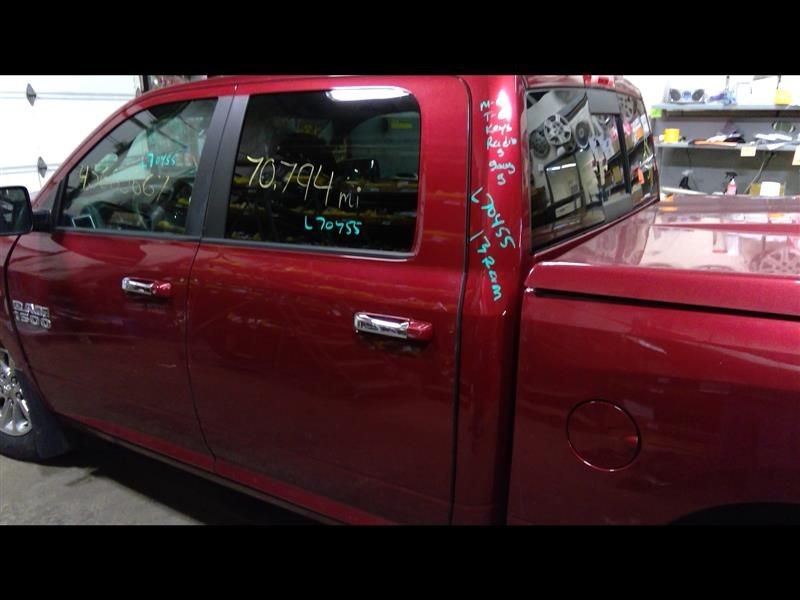 Driver Rear Side Door Maroon Electric Fits 09-18 DODGE 1500 591942