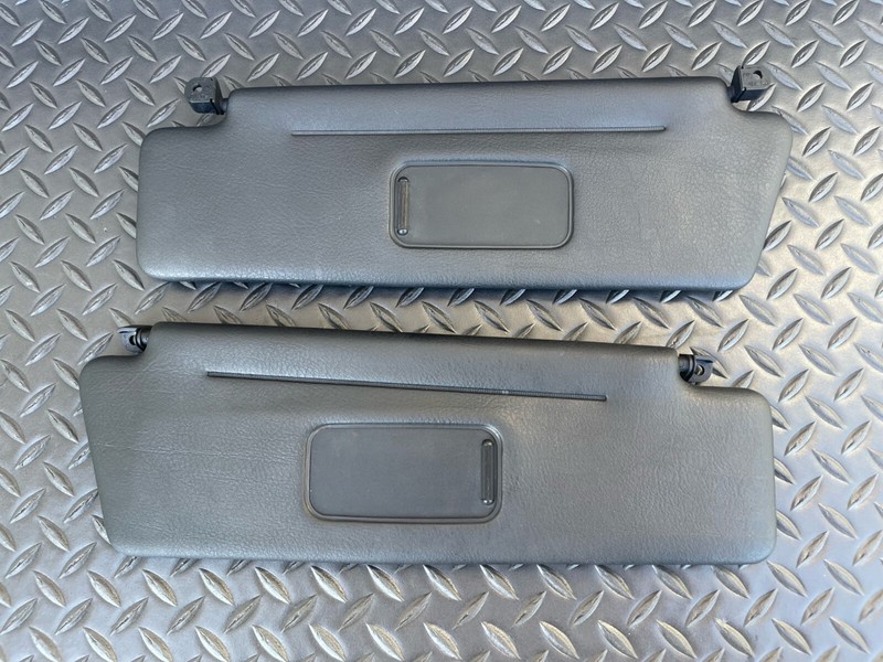 88-99 BMW E36 325 328 M3 Right & Left Side Upper Sun Shade Visor Mirror Set OEM