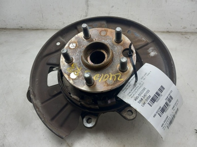 07-17 LEXUS LS460 4.6L RWD AT PASSENGER SIDE REAR SPINDLE KNUCKLE