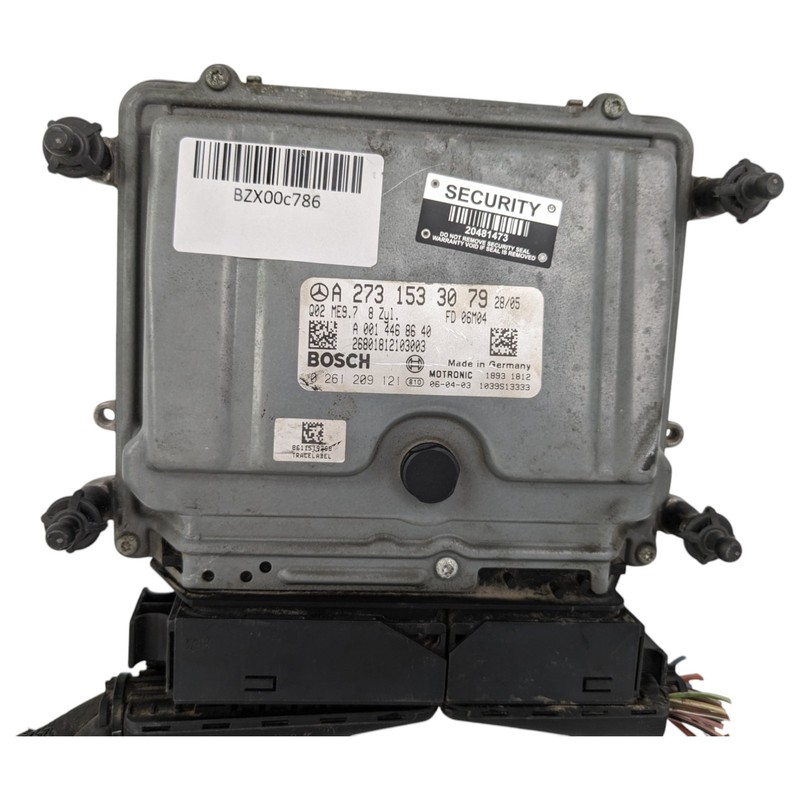 07-12 Mercedes X164 GL450 GL550 ML550 SL550 ECU ECM Engine Control Module OEM