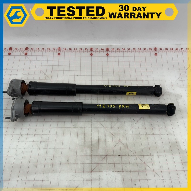 10-16 Mercedes W212 4Matic REAR RIGHT LEFT SHOCK STRUT ABSORBER SET OEM