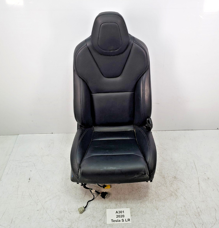 ✅ 16-20 OEM Tesla Model S Front Right Passenger Side Seat Leather Black*