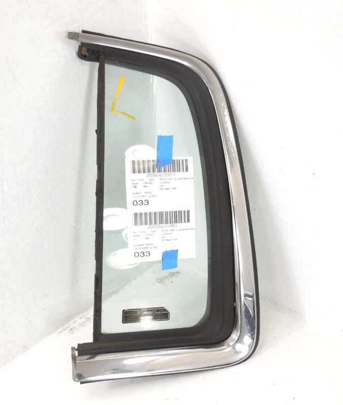 1992-1994 Chrysler Lebaron Rear Door Window Vent Glass Driver Left LH OEM