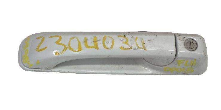 Dodge Ram door handle 2009 to 2023 outside front left side white OEM 1GH21GW7AD