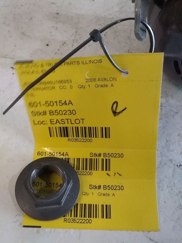 Alternator 2GRFE Engine 6 Cylinder 100 Amp Fits 05-18 AVALON 3522200