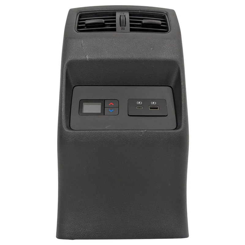 2021 - 2023 NISSAN ROGUE REAR CENTER CONSOLE BACK COVER W/ AC VENT & USB PORTS