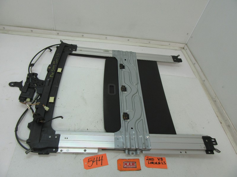 SUNROOF SUN MOON ROOF TRACK SHADE TOP RAIL MOTOR GLASS WINDOW 00-02 LINCOLN LS