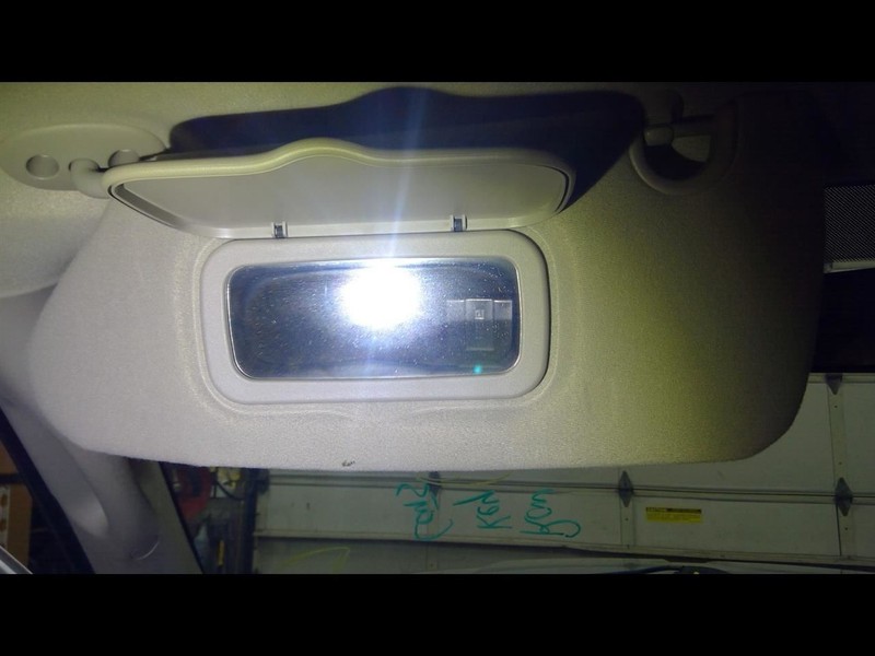 Driver Sun Visor Crew Cab 4 Door With Mirror Fits 05-11 DAKOTA 1562573