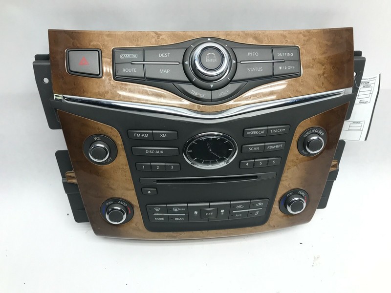 11-13 INFINITI QX56 AUDIO RADIO CD NAVIGATION CLIMATE CONTROL PANEL OEM