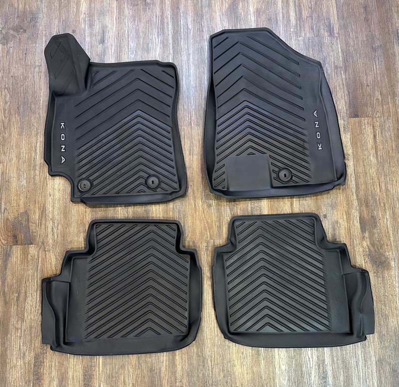 2024-26 HYUNDAI KONA ALL WEATHER FLOOR MAT SET - OEM - PART # BEF13-AC510