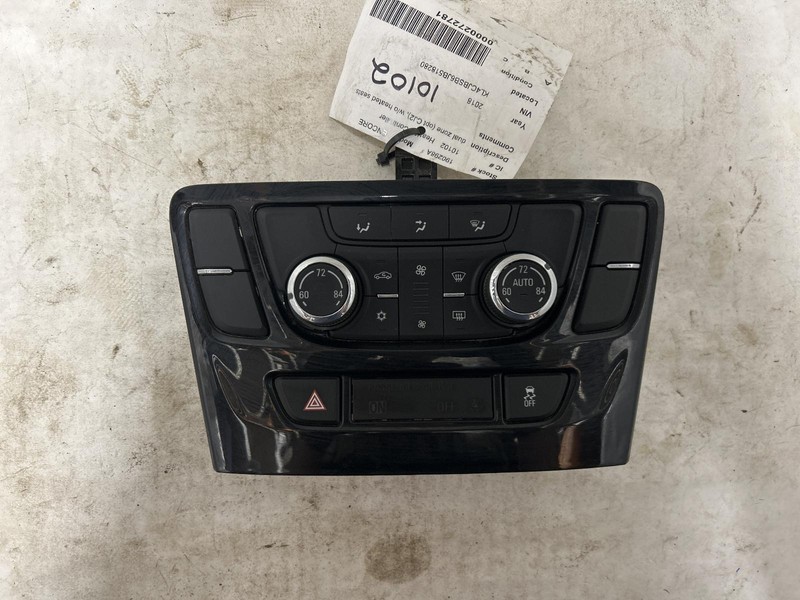 2018 BUICK ENCORE Heat AC Controller dual zone CJ2 39082905 OEM 18