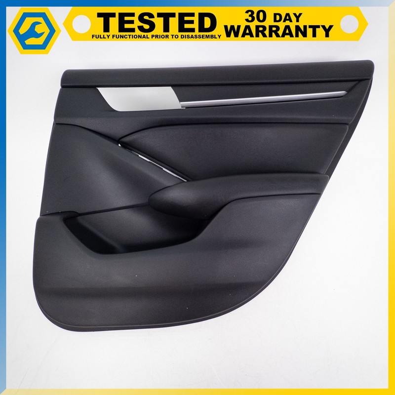 18-22 HONDA ACCORD REAR RIGHT SIDE INTERIOR DOOR PANEL TRIM BLACK OEM