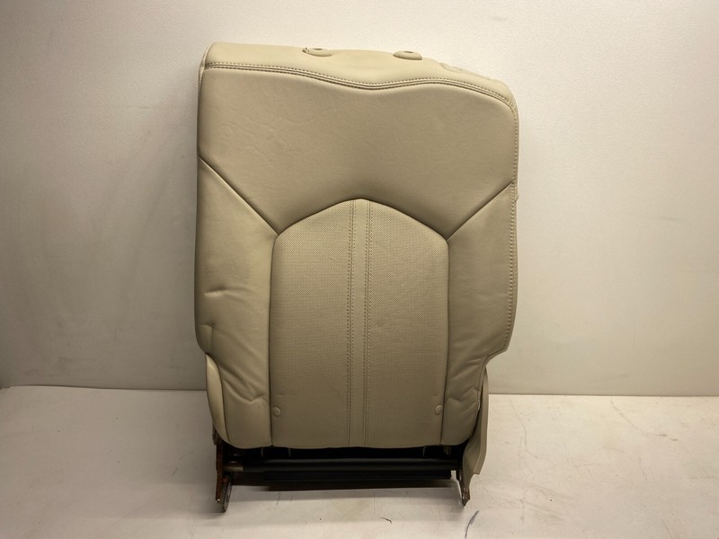 2010-2012 CADILLAC SRX LEFT REAR SEAT UPPER PORTION BEIGE TAN LEATHER CUSHION