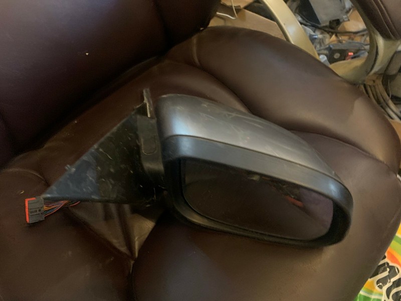 09 JAGUAR XF RH PASSENGER SIDE FRONT DOOR MIRROR GRAY