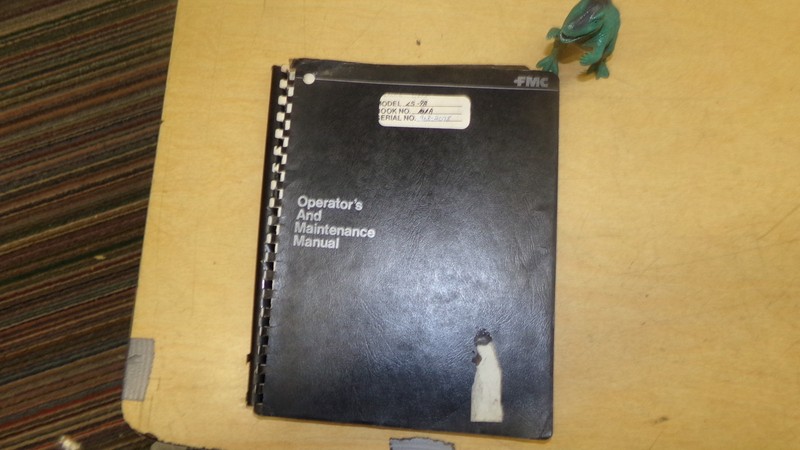 Operations And Maintenance Manual LS-98 101A *FREE SHIPPING*