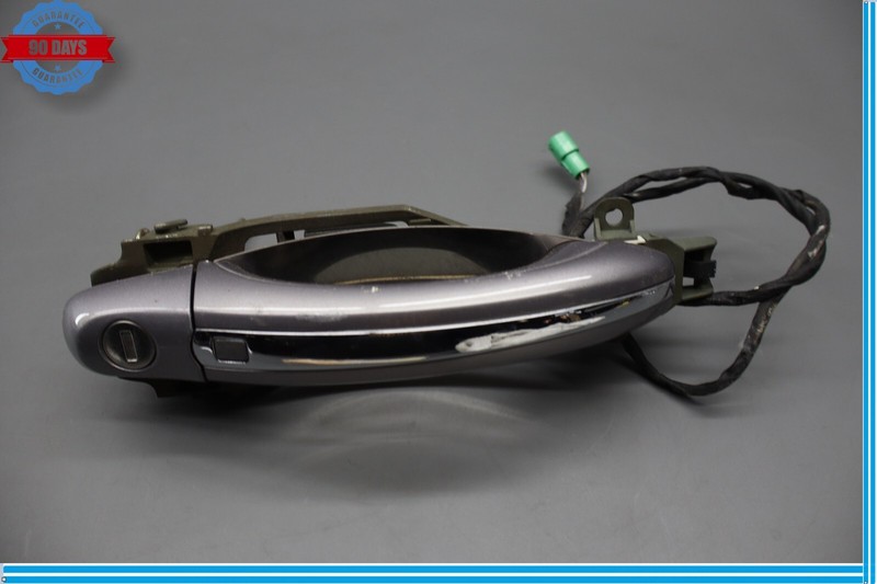 03-12 Bentley Continental GT GTC Front Left Side Door Handle Keyless Go Gray Oem