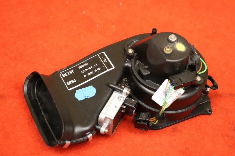 BMW E53 X5 Behr Rear Blower Heater AC Fan Motor with Regulator Assembly OEM