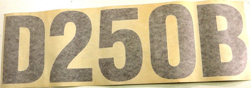 Caterpillar D250B Decal 7U6385 OEM