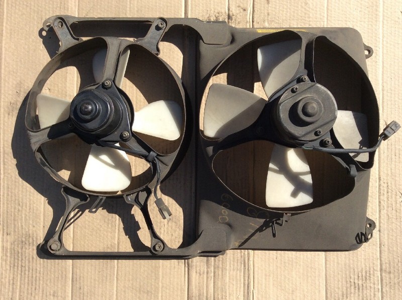 80 81 Accord Radiator Air Conditioning Cooling Shroud Fan Motors Assy Used OEM