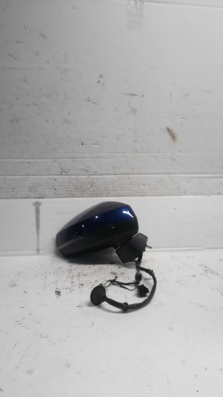 2017 Audi S3 Right Door Mirror Assembly Blue OEM Used 104k Miles NJ25-21519