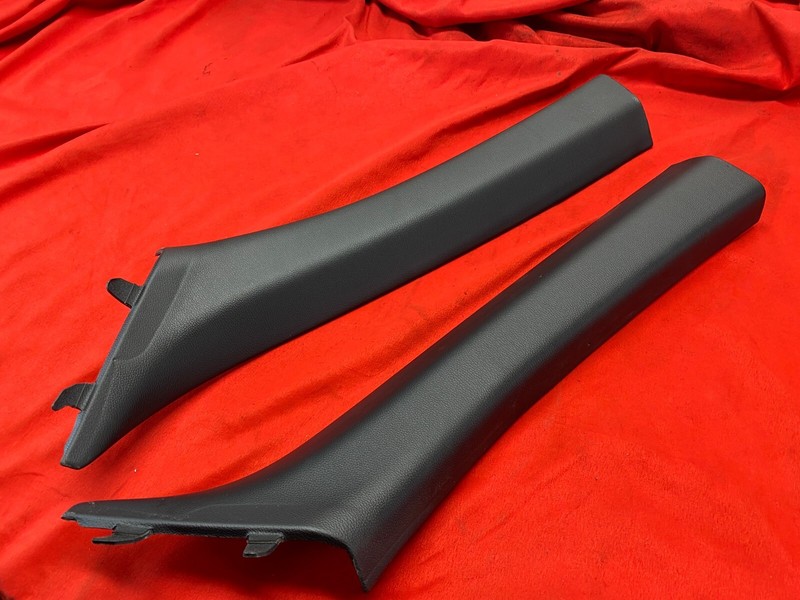 07-13 BMW E93 3 Series Front Left & Right A Pillar Column Trim Black Set OEM✅