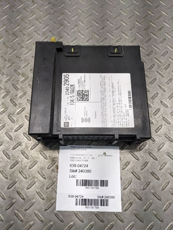 Audio Equipment Radio Receiver 8.0" Screen ID 84293228 Fits 16-17 IMPALA 1181769