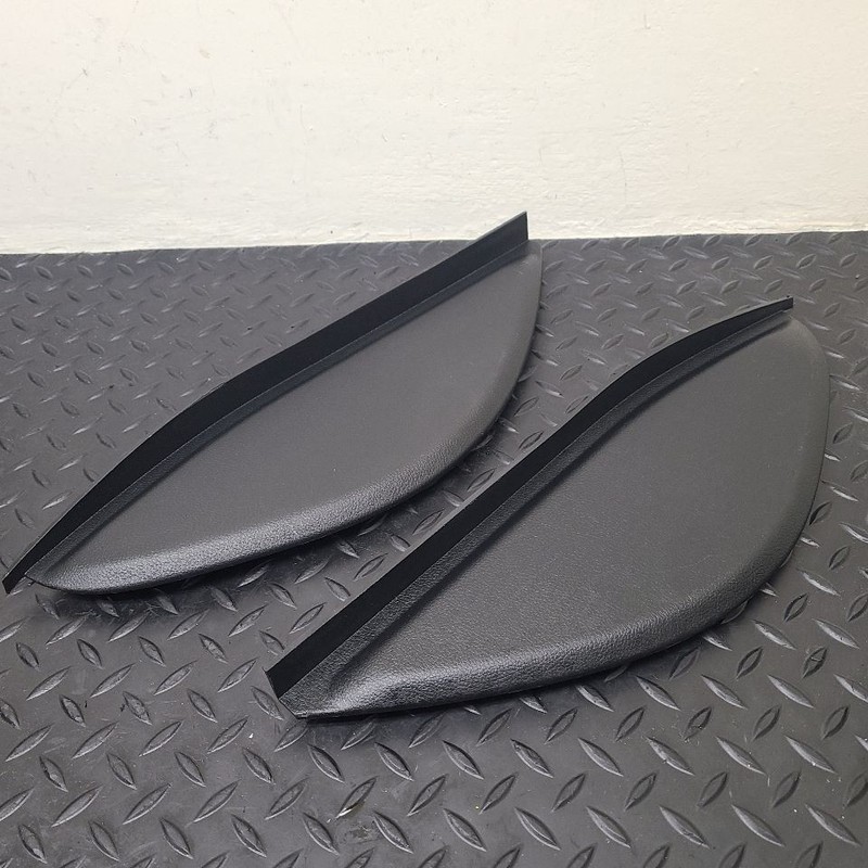 19-25 Dodge Ram 1500 Dash Panel End Caps Pair Black OEM 5YK10TX7AC