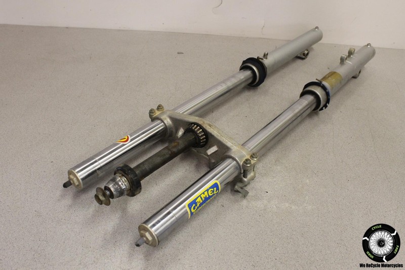 1988 Kawasaki KDX200 RIGHT LEFT FRONT SUSPENSION FORKS SHOCKS LOWER TRIPLE TREE