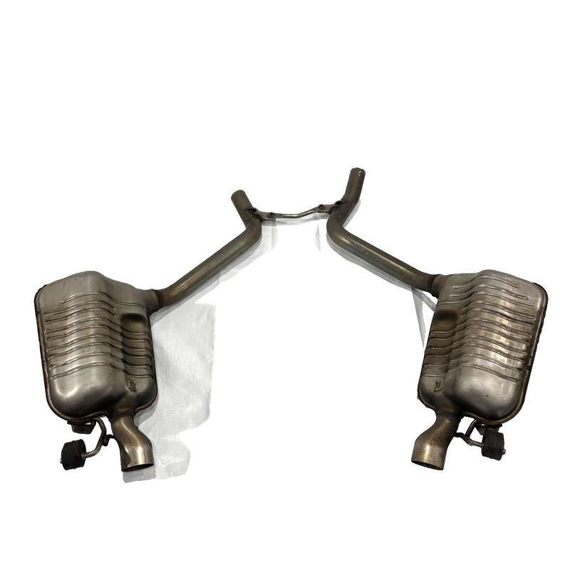 📌 2012-2013 MERCEDES W212 E350 SEDAN EXHAUST MUFFLER LEFT & RIGHT SIDE SET OEM